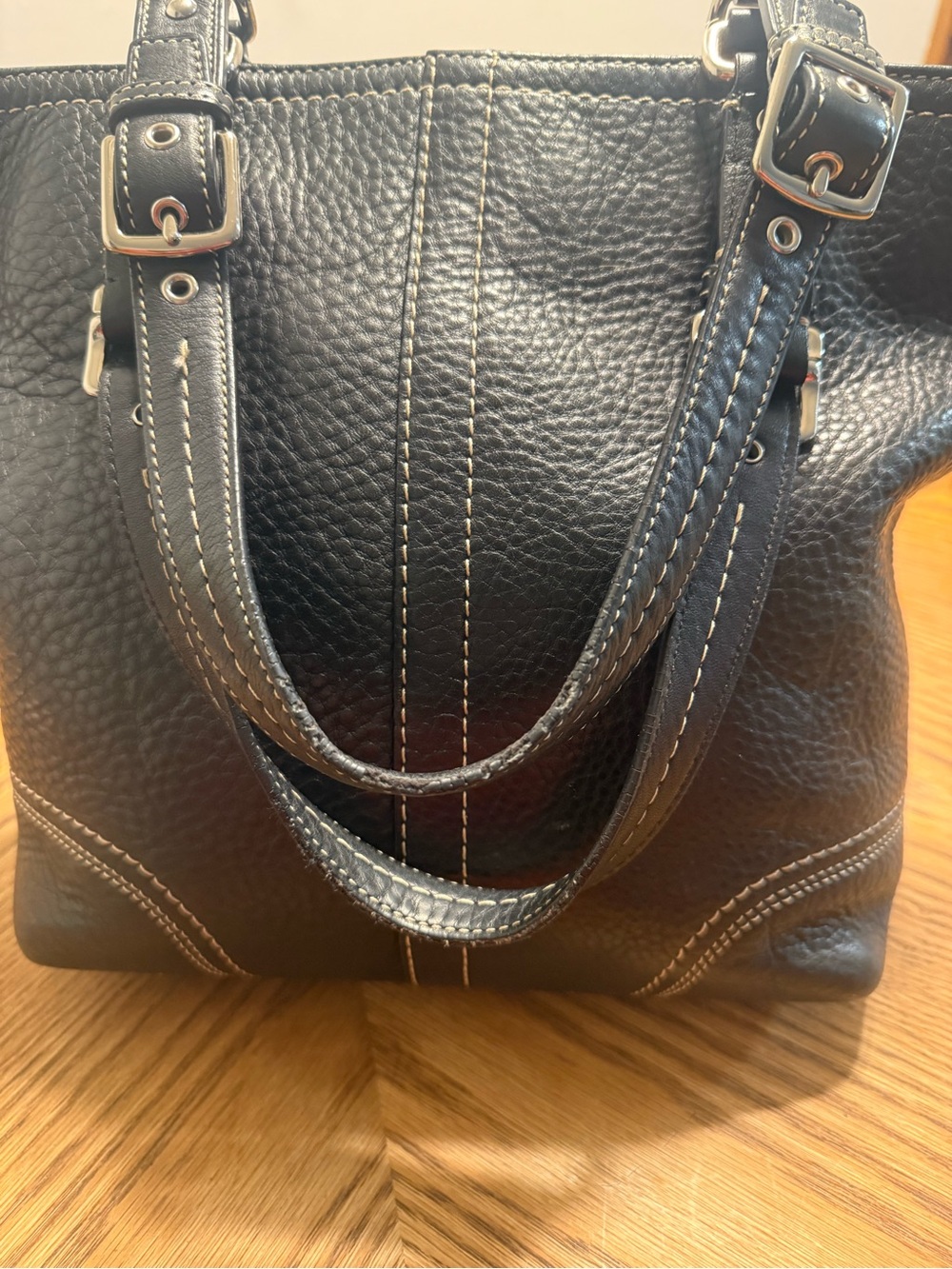 Coach F13069 Black Leather Hamptons Tote Shoulder Bag Y2K 2009 - Picture 14 of 14